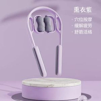 內地直送 - 頸椎按摩器脖子按摩手動肩頸背部腰部多功能揉捏夾疏通儀家用