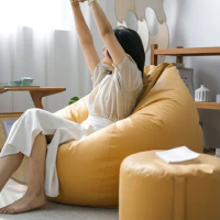 Individual Relaxing Bean Bag Sofa Bedroom Floor Comfortable Gaming Fillings Bean Bag Sofa Sleeper Pouf Chambre Furniture HDH