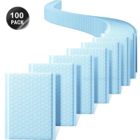 100Pcs Delivery Package Packaging Blue Bubble Envelope Packing Bag Small Business Supplies Envelopes Shipping Packages Mailer
