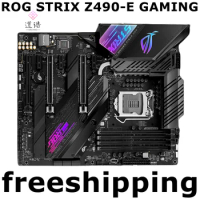 For ROG STRIX Z490-E GAMING Motherboard 128GB USB3.2 Type-C M.2 HDMI LGA 1200 DDR4 ATX Z490 Mainboard 100% Tested Fully Work