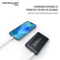5000mAh Magnetic Wireless Power Bank Mini Portable 15W Fast Chargeing with 18W Wired fast charge Powerbank Outdoor Camping Spare