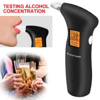 Digital Alcohol Tester Professional Analyzer Breathalyzer Breath Alcohol Tester Handheld Alcohol Breathalyzer Alcohol Detector