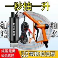 農用傢用抽油泵 12V 24v電動大功率 抽水泵 抽油 小型油桶 抽油馬達 抽水幫浦 抽水機 抽油泵 自吸泵潛水泵油抽子