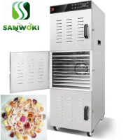 30 Layers herb Air Drying Machine Fruit vegetables dryer Pineapple Drying oven Apricot dehydrator tea dehydrating machine