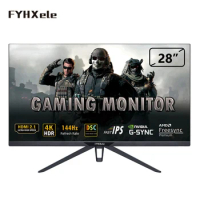 28inch Monitor PC 4K UHD 144Hz IPS Panel LCD Display Flicker Free Low Blue Light Eye Protect G-Sync HDR HDMI 2.1 for PS5