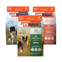 【K9 Natural】狗狗凍乾鮮肉餐 500g 任選 雞肉/羊肉/羊肉鮭魚/牛肉鱈魚/嚴選牛肉(全齡犬 乾主食 凍乾)