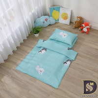 岱思夢 天絲兒童乳膠床墊五件組(5cm) 台灣製 3M吸濕排汗技術 嬰兒床 幼兒園睡墊/睡袋 多款任選