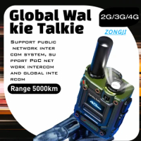 Global Walkie Talkie 4G 3G 2G Integrated Dual Frequency Bidirectional Walkie Talkie with Unlimited Distance of 5000 Kilometers