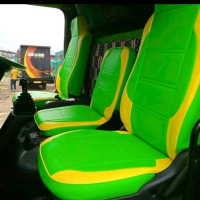 Sarung Jok Mobil Truk Fuso Fighter Full Busa Model Simpel Elegan Anti Air Jahitan Rapih Mudah Dipasa