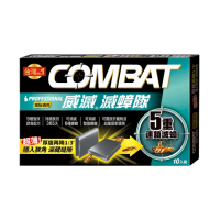 【Combat 威滅】滅蟑隊 5重連鎖_縫隙適用 1g* 10入(除蟑螂藥/蟑螂屋)