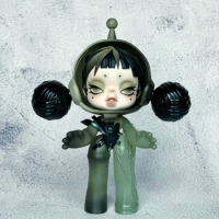 Skullpanda Bamboo Black Hair Beauty Figure Doll Blackish Green Amazing SP Baby Toy Healing Art Collection Decoration New