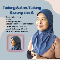 Refa Inner Neck Child Scarf, Sport Gloves Cotton Material, Sizes XS, S, M, L, Tudung Sasa Fabric Kid