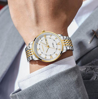 瑞士男士手錶 高檔全自動機械時尚夜光防水不掉色雙日歷名牌錶