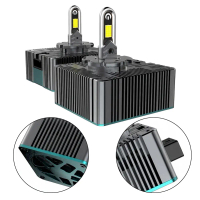 Đèn pha LED D Lumina D1S công suất 80W, độ sáng 108.000 lm, tăng độ sáng lên 600%.