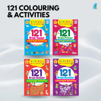 Early Learner - Genius Masterminds 121 Coloring & Activities - Brain Teaser - Brain Builder - Brain