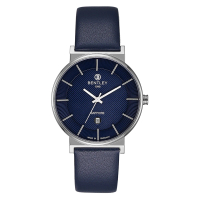 預購 Bentley 賓利 Gentle Glamour系列 簡約手錶(藍/銀 BL1855-10MWNN)