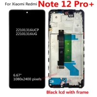 Best Working For Xiaomi Redmi Note 12 Pro Plus Note12 Pro+ LCD Display Touch Screen Digitizer Assembly Sensor + Frame Pantalla