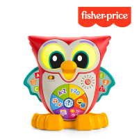 【Fisher price 費雪】LINKIMALS聲光學習小貓頭鷹(寶寶安撫/匯樂感統玩具/幼兒玩具/早教啟蒙/感覺啟蒙)
