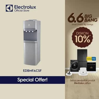 Electrolux Dispenser Air Galon Atas Silver - Child Lock- Kompresor R600 Ramah Lingkungan - Air Sedin
