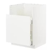 kabinet dasar u wastafel TALLSJÖN, putih/Veddinge putih, 60x60 cm