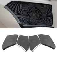 For Toyota Camry XV70 2017-2023 Stainless Car Door Panel Loudspeaker Pad Speaker Cover Trim Frame Sticker Moulding Accessories