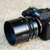 7artisans 85mm T2.0 MF Full Frame Ultra-long Focus Cine Lens for Camera Studio Photography with Sony E Nikon Z Canon RF L Mount