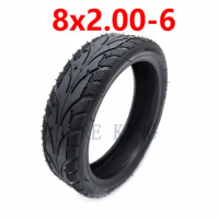 8x2.00-6 Thickening Tubeless Tyre Wear Resistance Vacuum Tire for Pocket Bike MINI Bike Electric Wheelchair Motor Accessories