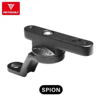 Motowolf Braket Lampu Tembak Motor Breket Almunium Alloy Multifungsi Spion