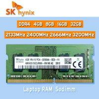 SK Hynix ddr4 4GB 8GB 16GB 32GB 2133MHz 2400MHz 2666MHz 3200MHz RAM Sodimm Laptop Memory pc4 4g8g16g32g 2133P 2400T 2666V 3200AA