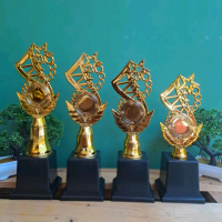 Piala Trophy Mini Juara 1234 Tinggi 35cm
