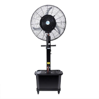 【Josie】加濕除塵工業噴霧風扇(電風扇 噴霧風扇 工業風扇 加濕器 水霧化機 塑料扇)