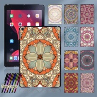 Slim Hard Shell Tablet Case Cover for Apple IPad 8 2020 8th Generation 10.2 Inch Anti-fall Protective Case + Free Pen