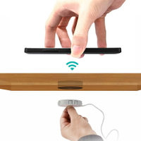 隱形嵌入式11無線充電器桌面適用蘋果小米xs手機快充辦公家具餐桌