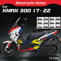 Motorcycle Sticker Fairing Body Decals for Yamaha X-Max 300 X-Max 400 XMAX 300 400 2017 2018 2019 2020 2021 2022 Accessories