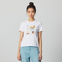 Lee 女款 水彩貼畫 短袖T恤 | Modern
