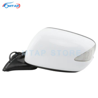 MTAP Outer Side Rearview Door Mirror Assy 7-PINS Electric Folding LED For Honda Jazz Fit GE6 GE8 2009 2010 2011 2012 2013 2014