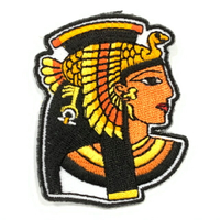 古埃及豔后 刺繡背膠補丁 袖標 木乃伊 布標 布貼 補丁 貼布繡 臂章