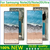 100% AMOLED Note 20 Display for Samsung Galaxy Note 20 Ultra 5G N986F/DS LCD Touch Screen Digitizer Repair Parts replacement