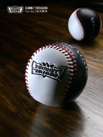 手工縫線軟式棒球禮物擺件凹凸標實心練習訓練壘球