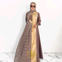 MOTIF HAWA LABYRINT CAMEO BROWN