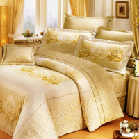 艾莉絲-貝倫 香榭玫瑰 100%純棉 單人薄被套床包三件組