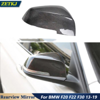 Real Carbon Fiber Car Rear View Mirror Cover Hood Sticker Case For BMW 1 2 3 4 Series F20 F22 F30 F32 F35 F36 2013-2019