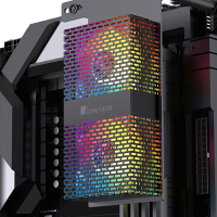 PC Memory Cooling Radiator 4Pin PWM Dual 5020 Fans 3600RPM RAM Cooling Fan 5V 3PIN ARGB RAM Radiator