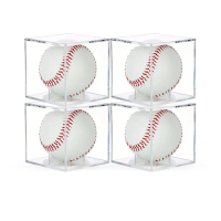 【ENDER SPORT】2入組 棒球收藏盒 壓克力展示盒 壓克力盒(棒球收藏盒 壓克力展示盒 壓克力盒 收藏盒)