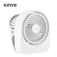 KINYO 夾/立式4cm迷你充電風扇
