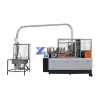 YG-DP120S Full Automatic Production Line Paper Cup Making Machine Coffee Paper Cup With Handle
