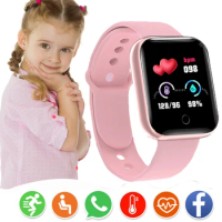 Kids Smart Watch Men Fitness Tracker Heart Rate Monitor For Boys Girls Waterproof Sports Wristwatch Child Smart Digital Watches