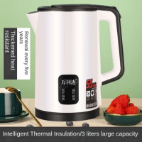 1500W Travel Electric Kettle Tea Coffee 3L With Temperature Control Keep-Warm Function Appliances Kitchen Smart Kettle Pot