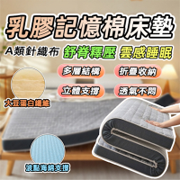 【捷泰家居】150x200 A類針織乳膠記憶棉床墊9公分 記憶海綿 乳膠床墊 雙人尺寸 IKEA美規