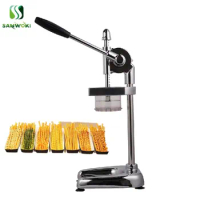 Footlong 30cm Fries Maker Super Long French Fries machine Stainless Steel Potato Noodle Maker Machine Special Potato Extruders